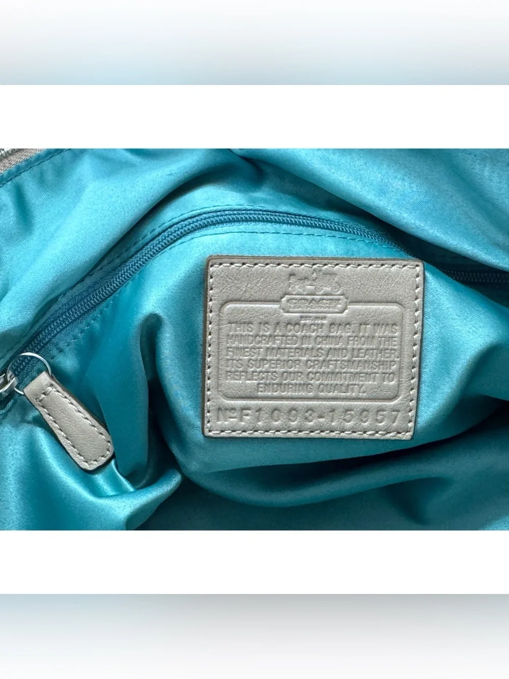 COACH Madison Dotted Op Art Large Sophia Satchel 15957